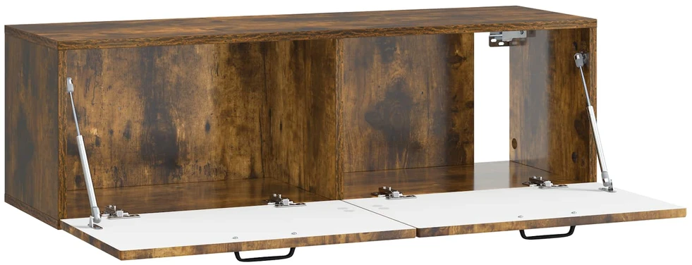 TV staliukas Sieninė TV spintelė Dūminio ąžuolo 98 x 31 x 30 cm