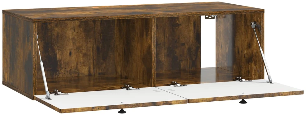 TV staliukas Sieninė TV spintelė Dūminio ąžuolo 98 x 41 x 30 cm