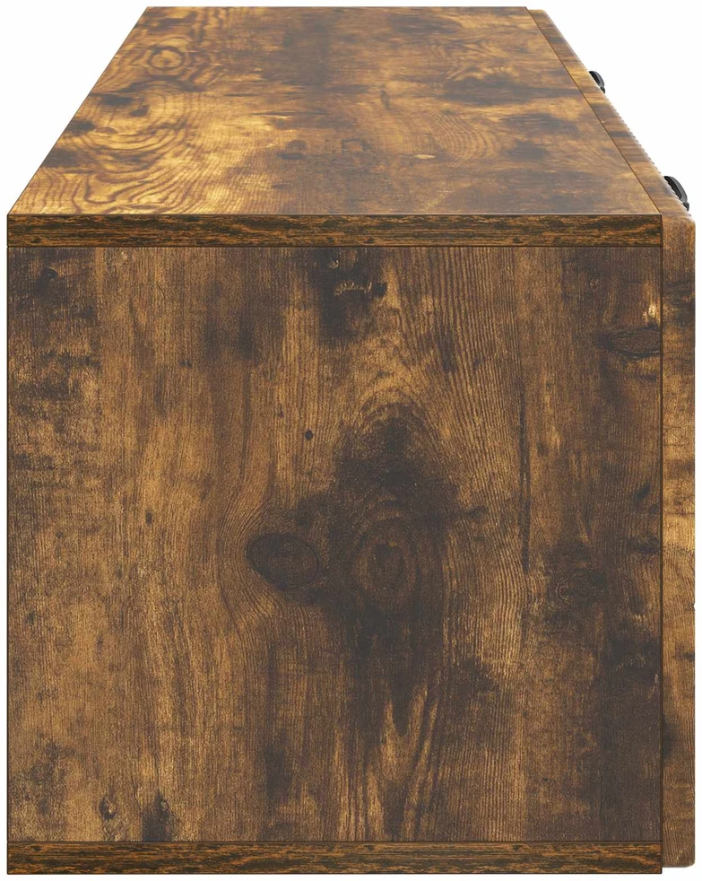 TV staliukas Sieninė TV spintelė Dūminio ąžuolo 98 x 31 x 30 cm