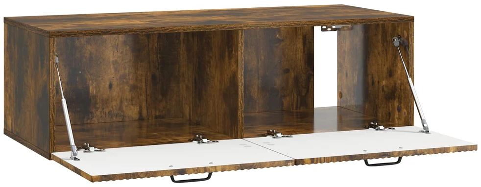 TV staliukas Sieninė TV spintelė Dūminio ąžuolo 98 x 41 x 30 cm