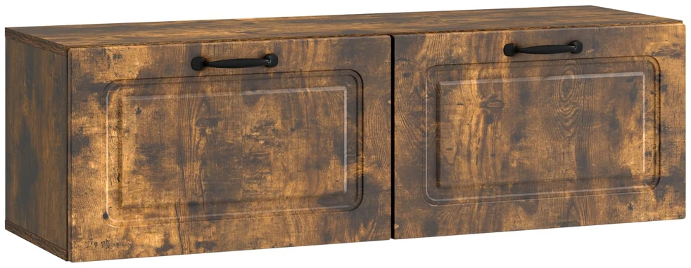 TV staliukas Sieninė TV spintelė Dūminio ąžuolo 98 x 31 x 30 cm