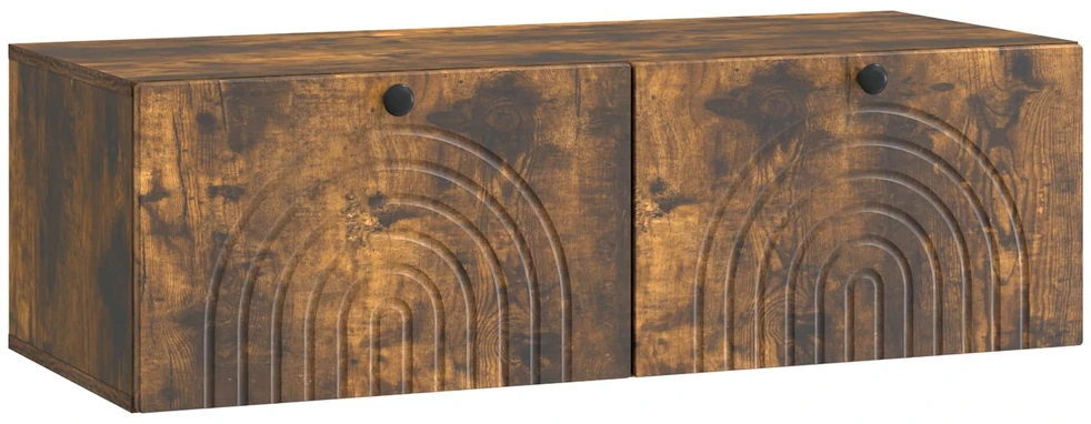 TV staliukas Sieninė TV spintelė Dūminio ąžuolo 99 x 41 x 30 cm
