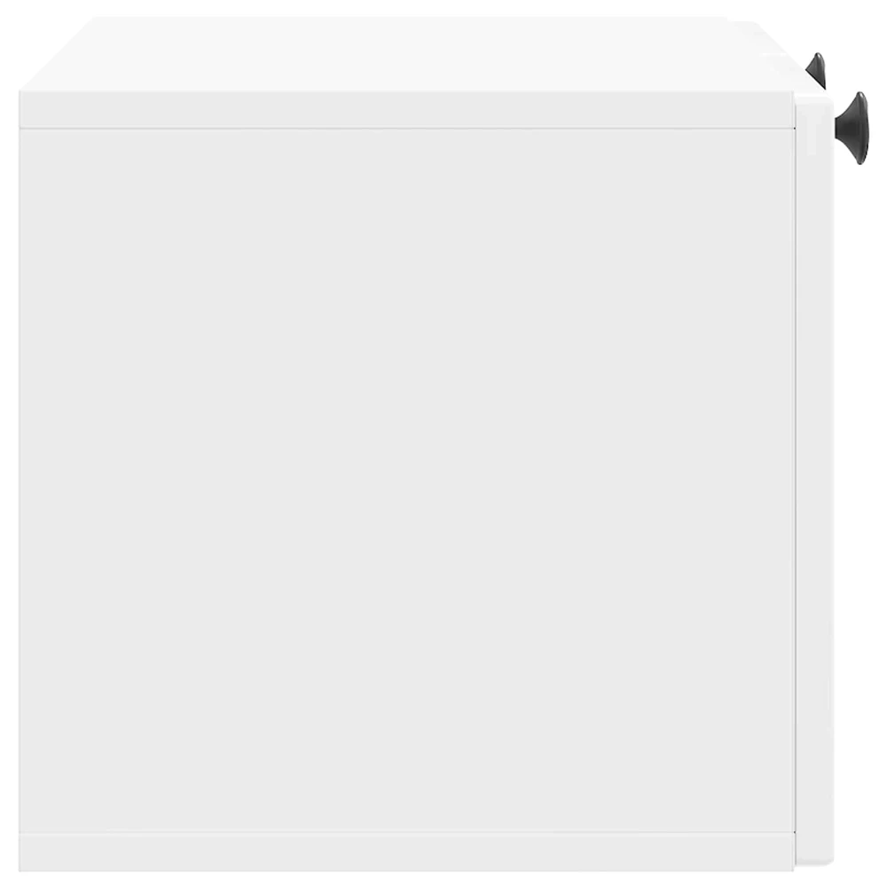 TV staliukas Sieninė TV spintelė Itin blizgi balta 59,5 x 31 x 30 cm
