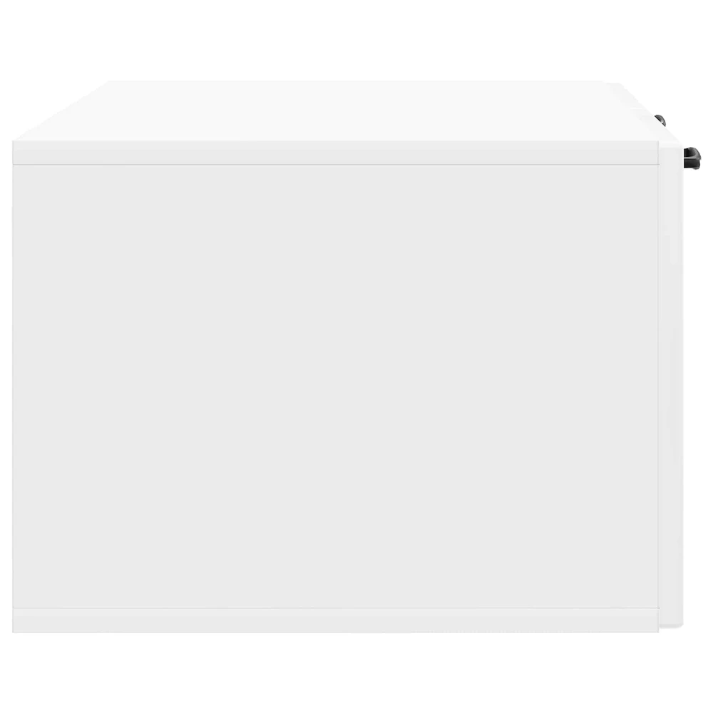 TV staliukas Sieninė TV spintelė Itin blizgi balta 78,5 x 41 x 30 cm
