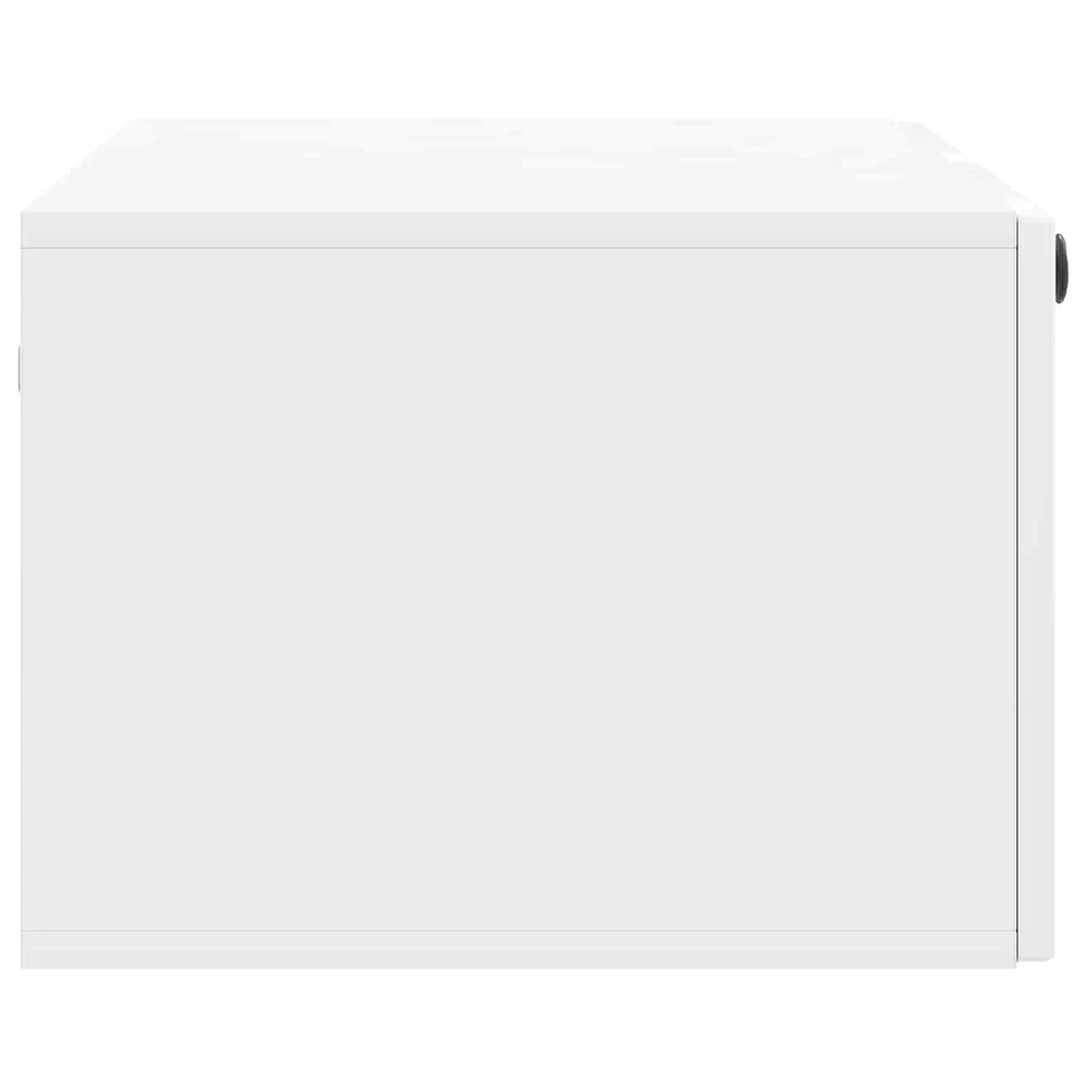 TV staliukas Sieninė TV spintelė Itin blizgi balta 78,5 x 41 x 30 cm
