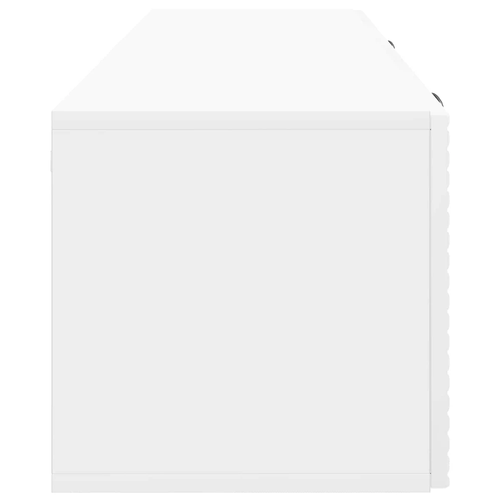 TV staliukas Sieninė TV spintelė Itin blizgi balta 98 x 31 x 30 cm