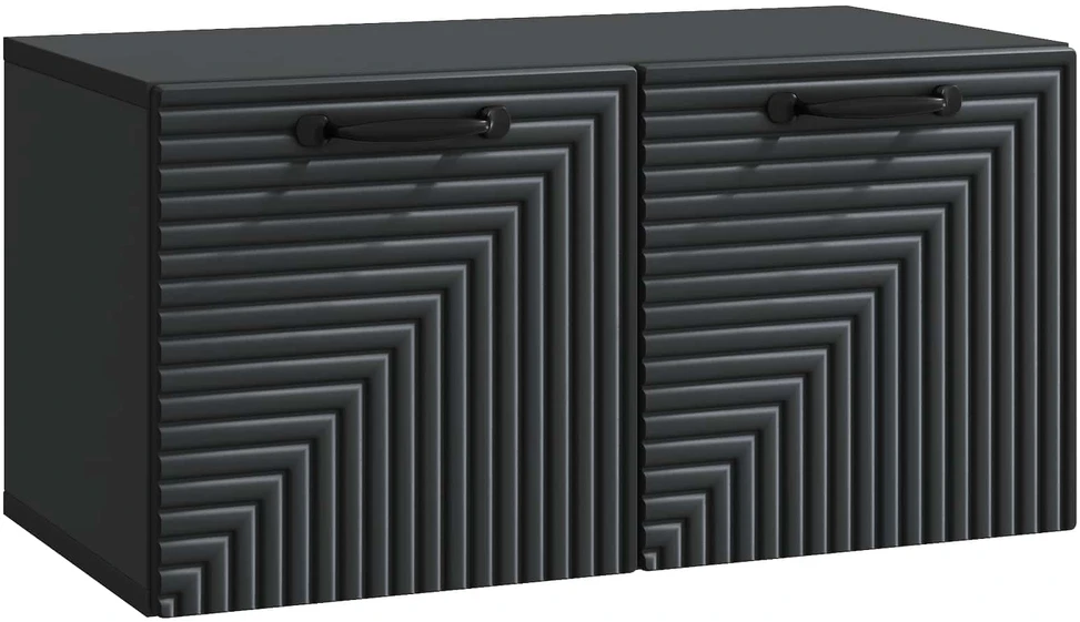 TV staliukas Sieninė TV spintelė Juoda 59,5 x 31 x 30 cm Apdirbta mediena