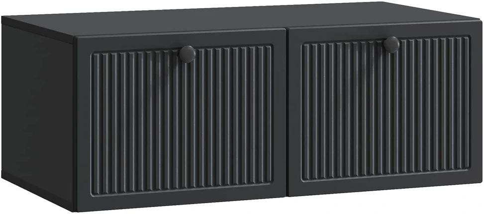 TV staliukas Sieninė TV spintelė Juoda 78,5 x 41 x 30 cm Apdirbta mediena