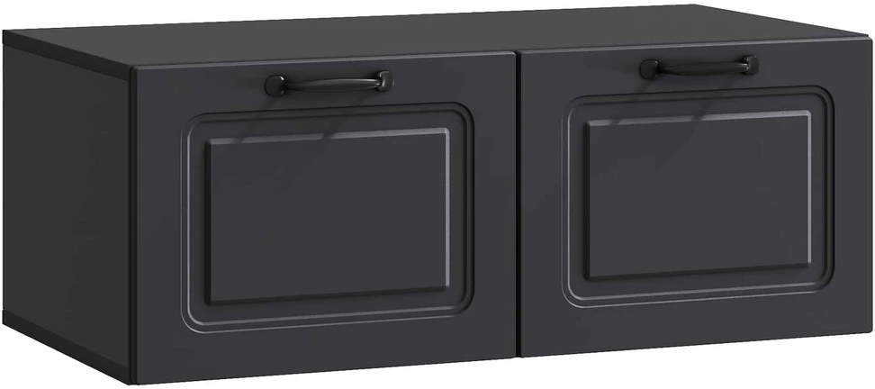 TV staliukas Sieninė TV spintelė Juoda 78,5 x 41 x 30 cm Apdirbta mediena