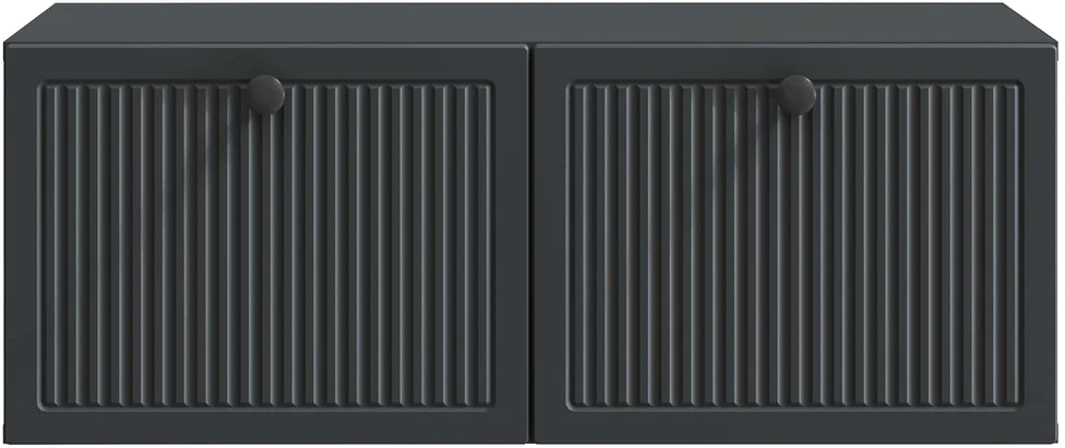 TV staliukas Sieninė TV spintelė Juoda 78,5 x 41 x 30 cm Apdirbta mediena