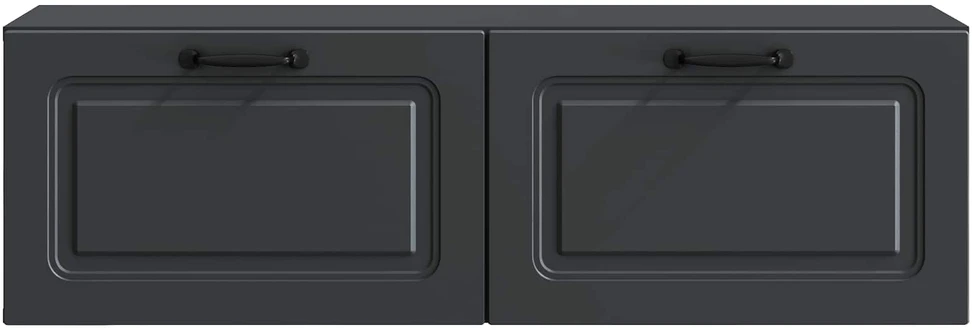 TV staliukas Sieninė TV spintelė Juoda 98 x 31 x 30 cm Apdirbta mediena