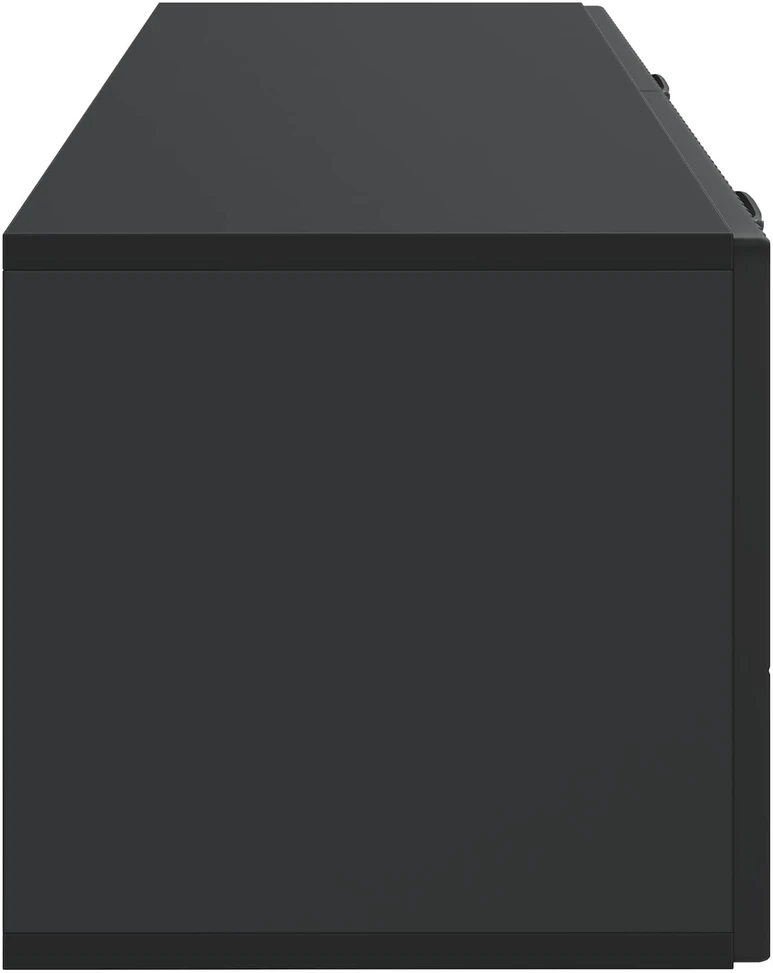 TV staliukas Sieninė TV spintelė Juoda 98 x 31 x 30 cm Apdirbta mediena