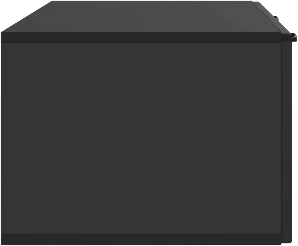 TV staliukas Sieninė TV spintelė Juoda 98 x 41 x 30 cm Apdirbta mediena
