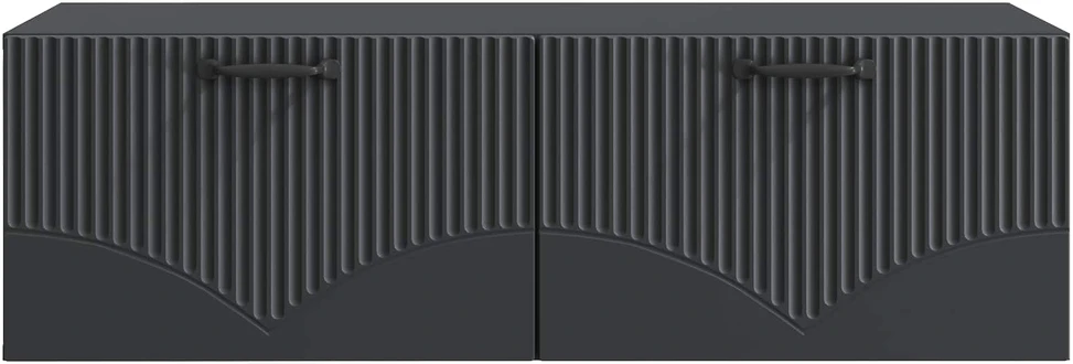 TV staliukas Sieninė TV spintelė Juoda 98 x 41 x 30 cm Apdirbta mediena