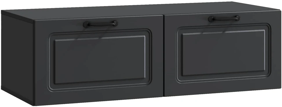 TV staliukas Sieninė TV spintelė Juoda 98 x 41 x 30 cm Apdirbta mediena