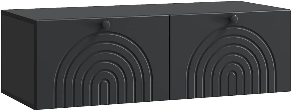 TV staliukas Sieninė TV spintelė Juoda 99 x 41 x 30 cm Apdirbta mediena