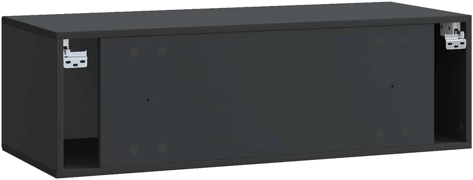 TV staliukas Sieninė TV spintelė Juoda 99 x 41 x 30 cm Apdirbta mediena