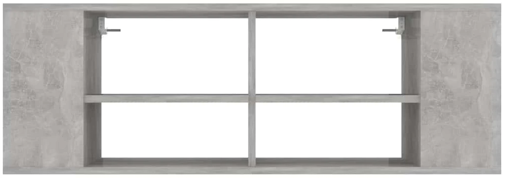 TV staliukas Sieninė TV spintelė, pilka, 102x35x35cm, apdirbta mediena
