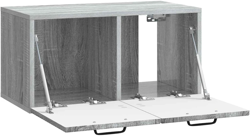 TV staliukas Sieninė TV spintelė Pilka sonoma ąžuolo 59,5 x 31 x 30 cm