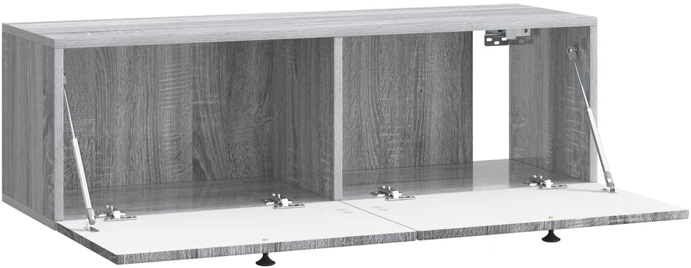 TV staliukas Sieninė TV spintelė Pilka sonoma ąžuolo 98 x 31 x 30 cm