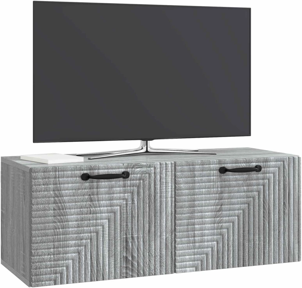 TV staliukas Sieninė TV spintelė Pilka sonoma ąžuolo 78,5 x 31 x 30 cm