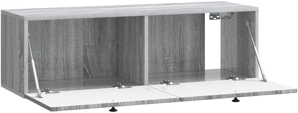 TV staliukas Sieninė TV spintelė Pilka sonoma ąžuolo 98 x 31 x 30 cm
