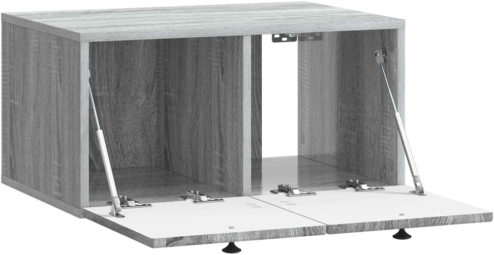 TV staliukas Sieninė TV spintelė Pilka sonoma ąžuolo 59,5 x 41 x 30 cm