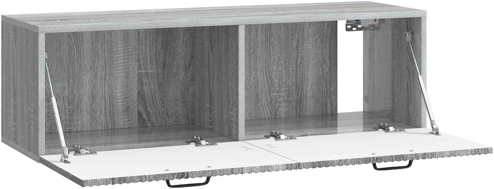 TV staliukas Sieninė TV spintelė Pilka sonoma ąžuolo 98 x 31 x 30 cm