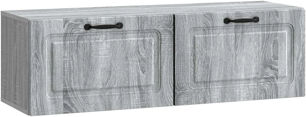 TV staliukas Sieninė TV spintelė Pilka sonoma ąžuolo 98 x 31 x 30 cm
