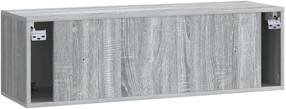 TV staliukas Sieninė TV spintelė Pilka sonoma ąžuolo 98 x 31 x 30 cm