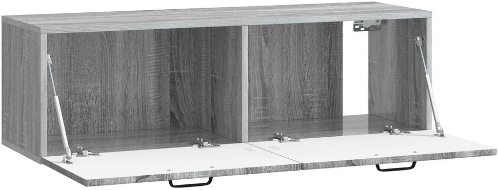 TV staliukas Sieninė TV spintelė Pilka sonoma ąžuolo 98 x 31 x 30 cm