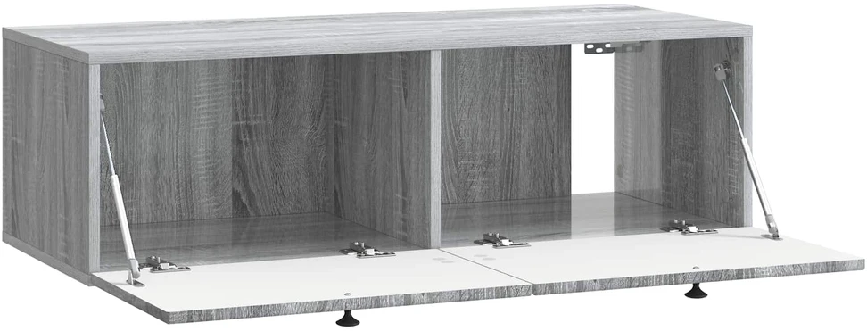 TV staliukas Sieninė TV spintelė Pilka sonoma ąžuolo 99 x 41 x 30 cm
