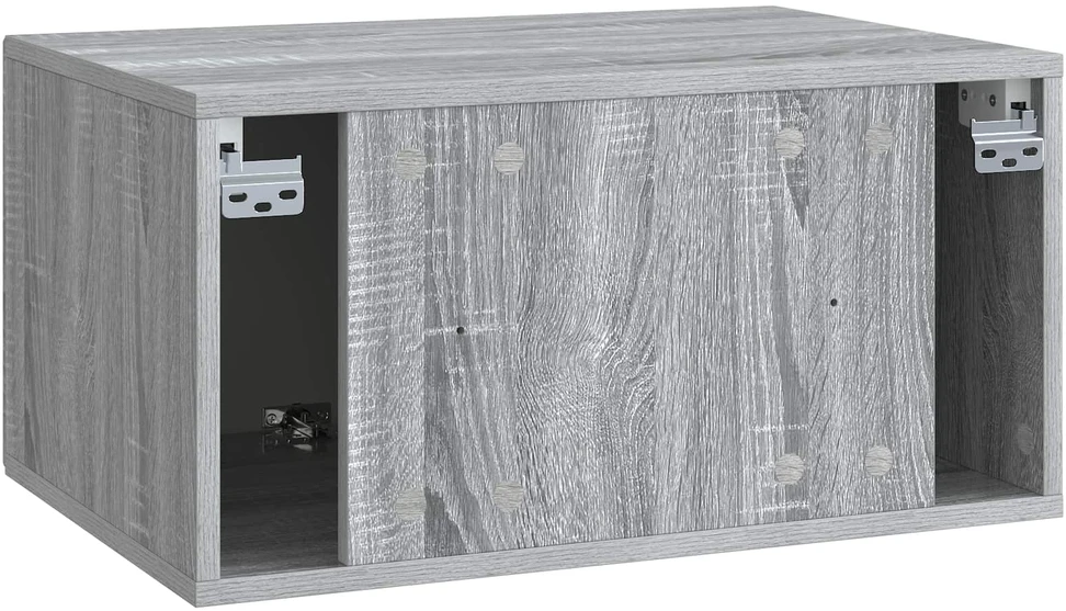 TV staliukas Sieninė TV spintelė Pilka sonoma ąžuolo 59,5 x 41 x 30 cm