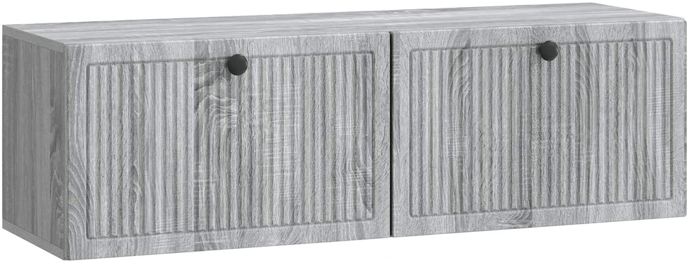 TV staliukas Sieninė TV spintelė Pilka sonoma ąžuolo 98 x 31 x 30 cm