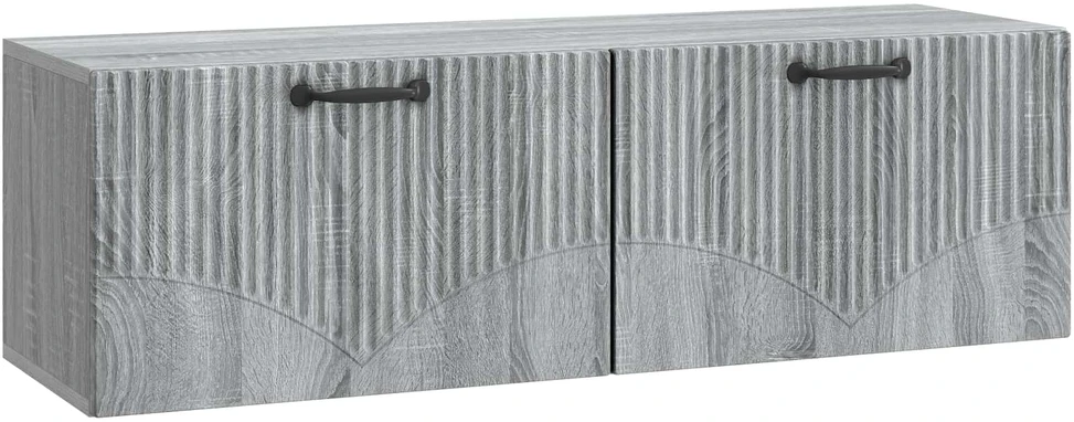 TV staliukas Sieninė TV spintelė Pilka sonoma ąžuolo 98 x 31 x 30 cm
