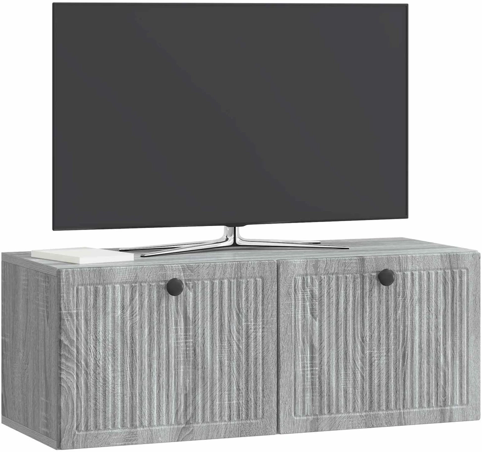 TV staliukas Sieninė TV spintelė Pilka sonoma ąžuolo 78,5 x 31 x 30 cm