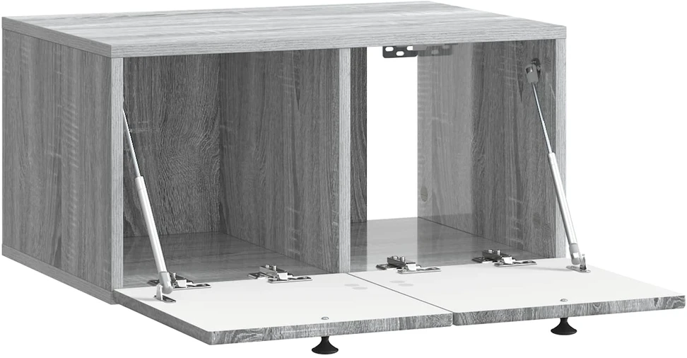 TV staliukas Sieninė TV spintelė Pilka sonoma ąžuolo 59,5 x 41 x 30 cm