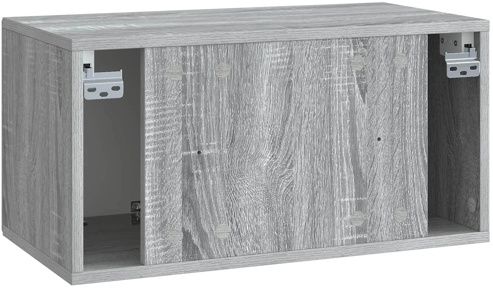 TV staliukas Sieninė TV spintelė Pilka sonoma ąžuolo 59,5 x 31 x 30 cm