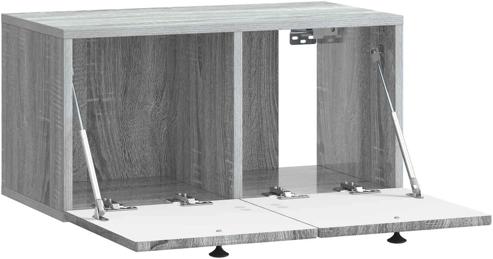 TV staliukas Sieninė TV spintelė Pilka sonoma ąžuolo 59,5 x 31 x 30 cm