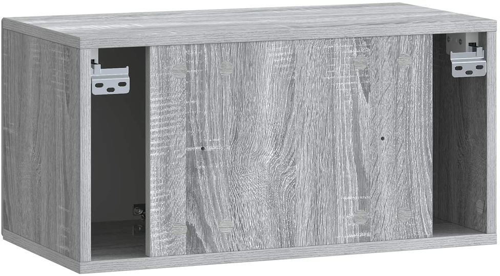 TV staliukas Sieninė TV spintelė Pilka sonoma ąžuolo 59,5 x 31 x 30 cm