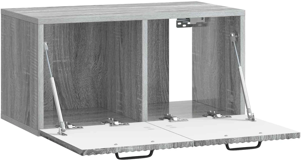 TV staliukas Sieninė TV spintelė Pilka sonoma ąžuolo 59,5 x 31 x 30 cm