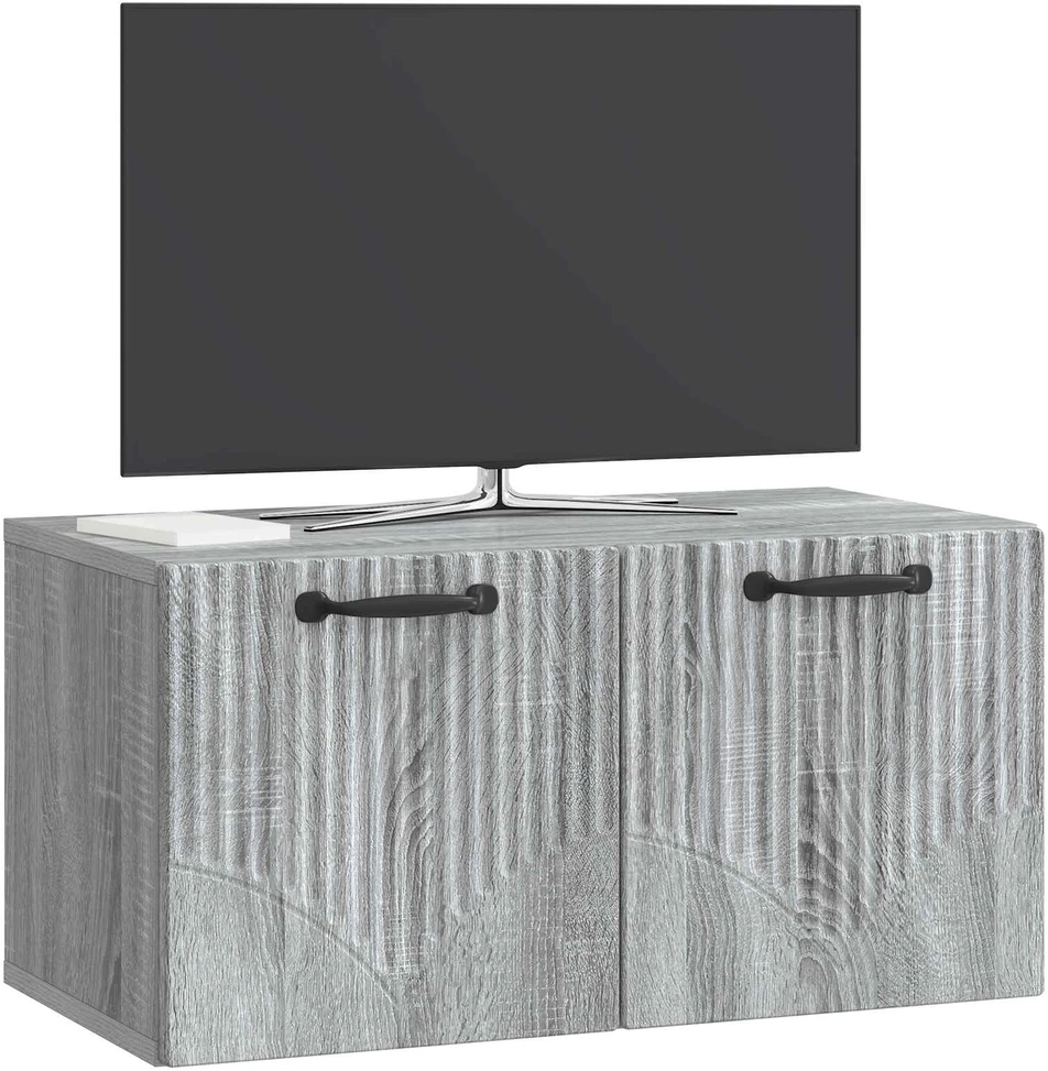 TV staliukas Sieninė TV spintelė Pilka sonoma ąžuolo 59,5 x 31 x 30 cm