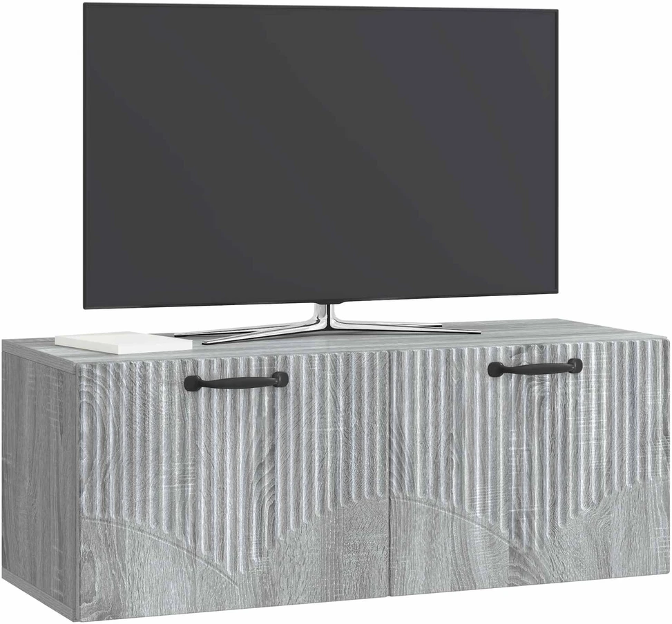 TV staliukas Sieninė TV spintelė Pilka sonoma ąžuolo 78,5 x 31 x 30 cm