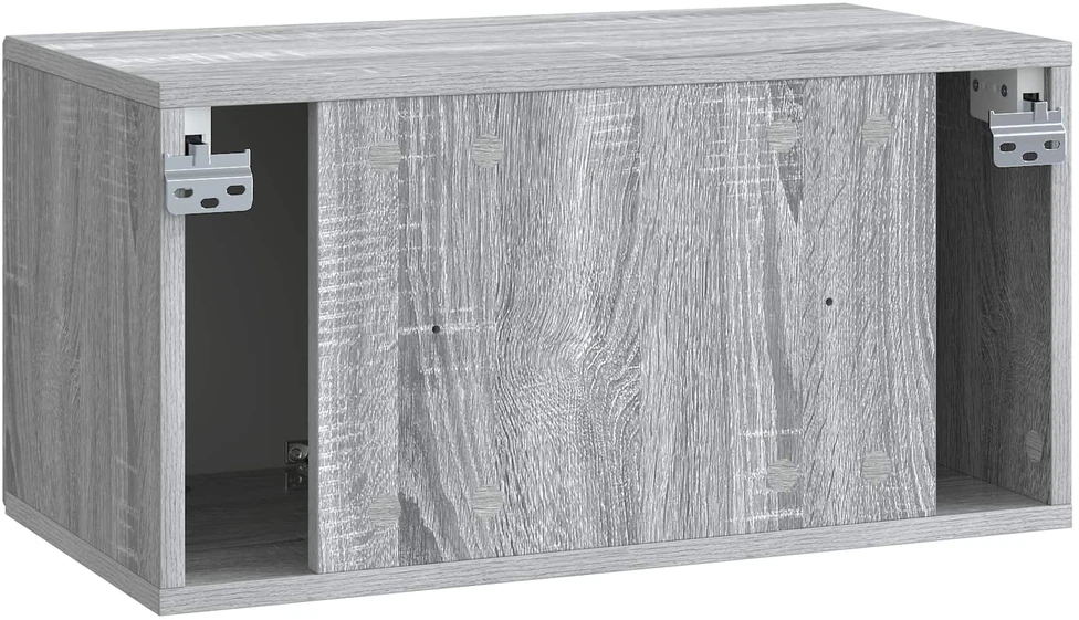 TV staliukas Sieninė TV spintelė Pilka sonoma ąžuolo 59,5 x 31 x 30 cm