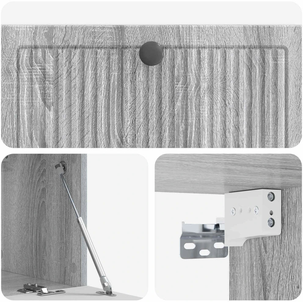 TV staliukas Sieninė TV spintelė Pilka sonoma ąžuolo 78,5 x 31 x 30 cm
