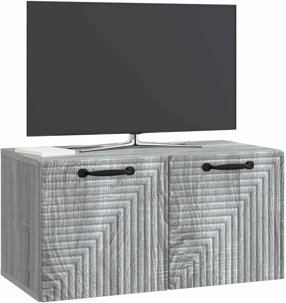 TV staliukas Sieninė TV spintelė Pilka sonoma ąžuolo 59,5 x 31 x 30 cm