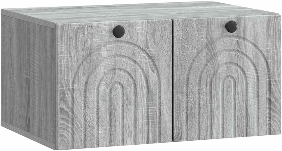 TV staliukas Sieninė TV spintelė Pilka sonoma ąžuolo 59,5 x 41 x 30 cm