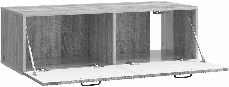 TV staliukas Sieninė TV spintelė Pilka sonoma ąžuolo 98 x 41 x 30 cm