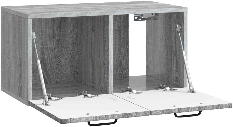 TV staliukas Sieninė TV spintelė Pilka sonoma ąžuolo 59,5 x 31 x 30 cm
