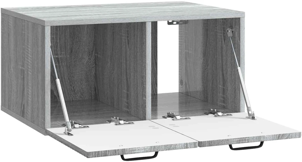TV staliukas Sieninė TV spintelė Pilka sonoma ąžuolo 59,5 x 41 x 30 cm
